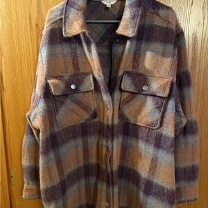 Terra & Sky Multicolor Plaid Jacket